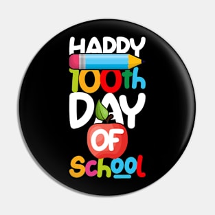 100 Days of School Teacher Student Pin