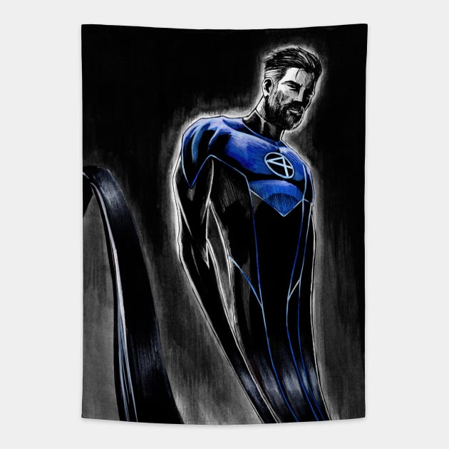 Mr Fantastic - Inktober 2018 Tapestry by Jomeeo