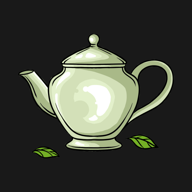 Tea Lover Teapot by fromherotozero