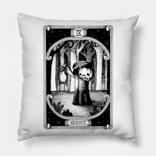 The Hermit tarot card Pillow