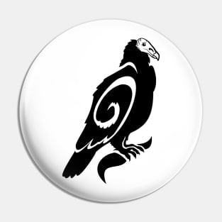 Tribal Vulture Pin