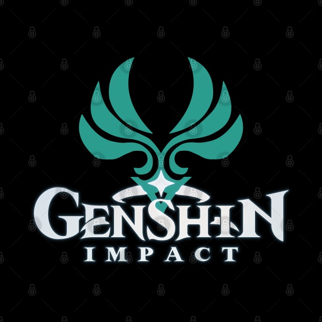 Anemo big emblem genshin impact by HoloSayer