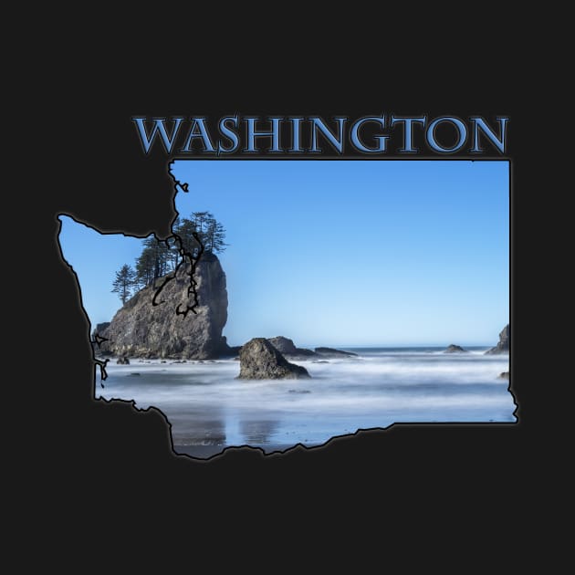 Washington State Outline (Along the Pacific Coast) by gorff