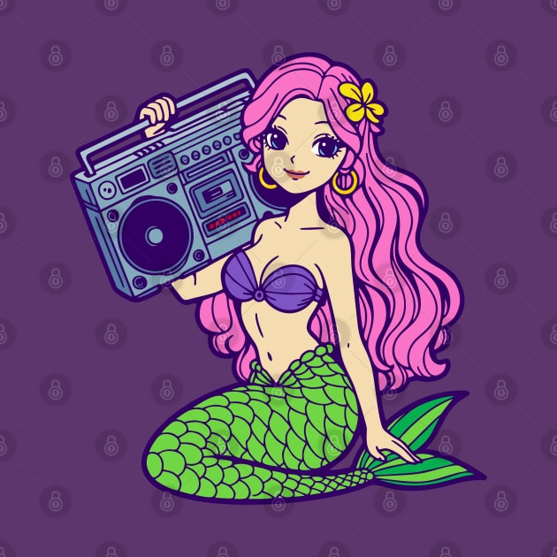 Mermaid Radio by DavesTees