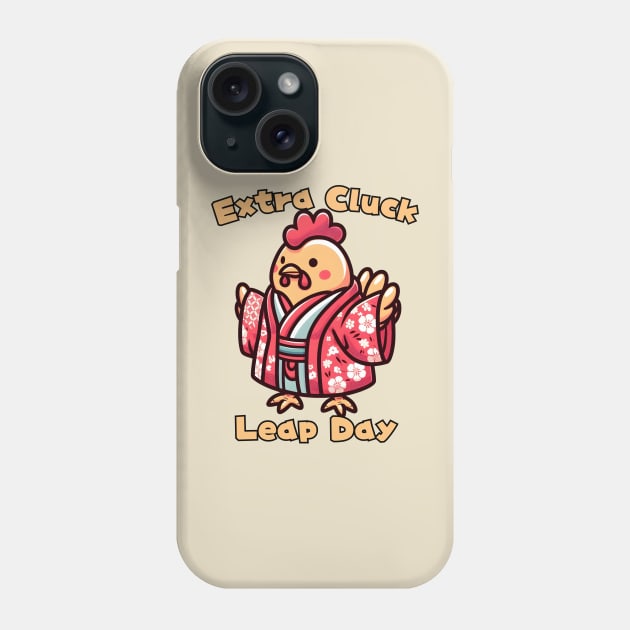 Leap day chicken Phone Case by Japanese Fever