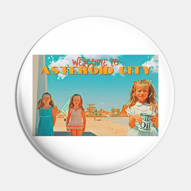 Asteroid City Postcard Triplets Pin by Chelsea Seashell