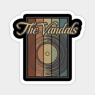 The Vandals Vynil Silhouette Magnet