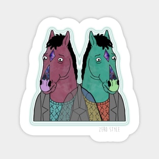 Sad Bojack Magnet