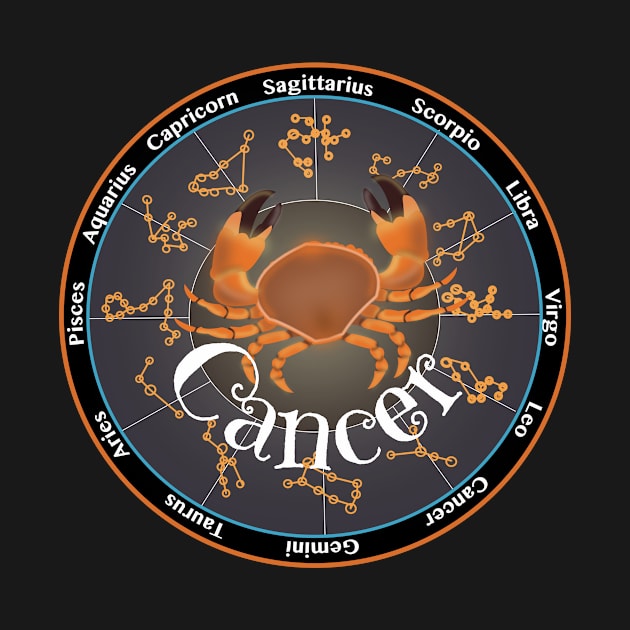 New Cancer Zodiac sign by designInk