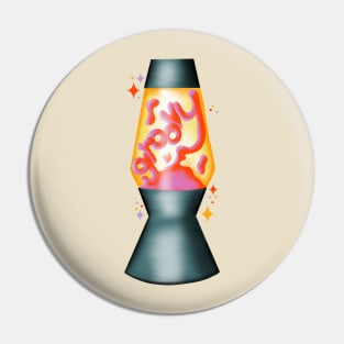 Groovy lava lamp Pin