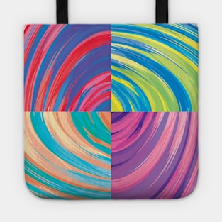 Bright Cubed Ripple 2 Tote