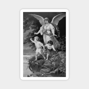 Children and the Guardian Angel Magnet