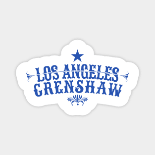 Los Angeles Crenshaw - Crenshaw LA - L.A. Crenshaw Logo Magnet