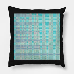 Watercolor Plaid Pillow