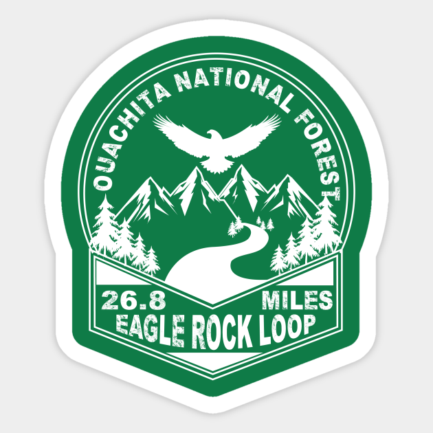 Eagle Rock Loop Ouachita National Forest - Eagle Rock Loop - Sticker