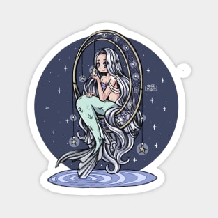 Mermaid in Dreamcatcher Magnet