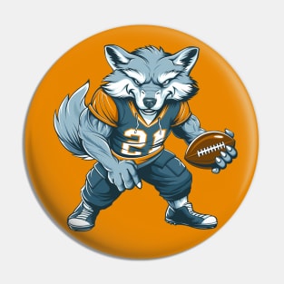 American Football Wolves Touchdown Pin