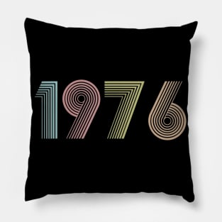 Vintage 1976 44rd Birthday Gift idea Men Women Pillow