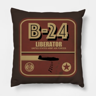 B-25 Mitchell WW2 Patch Pillow