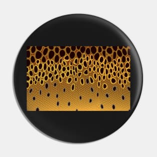 Brown Trout Camo Skin Pin