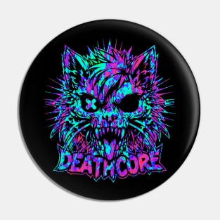 Deathcore Cat | Hardcore Cat | Skater Cat | Drippy Cat Pin