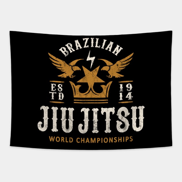 JIU JITSU - BRAZILIAN JIU JITSU WORLD CHAMPIONSHIPS Tapestry by Tshirt Samurai