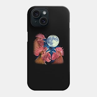 Cluck Couture Chicken The Moon, Tee Triumph for Poultry Admirers Phone Case