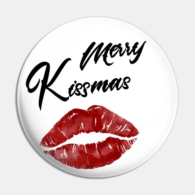 Merry Kissmas Pin by MZeeDesigns