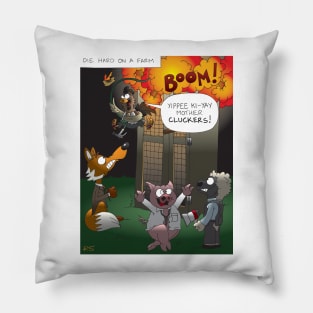 Die Hard on a Farm Pillow