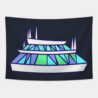 Space Mountain Tapestry