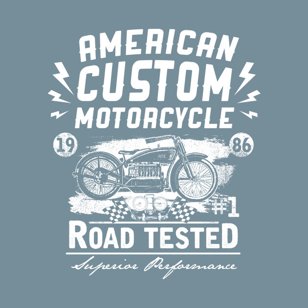 Disover American Custom Motorcycle - Motorcycle - T-Shirt