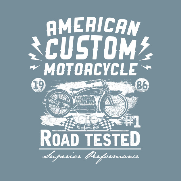 Discover American Custom Motorcycle - Motorcycle - T-Shirt