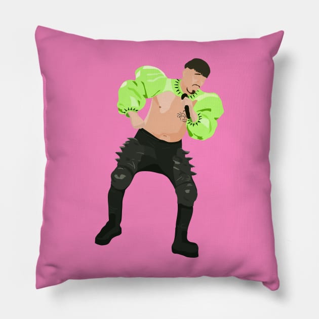 Dancing Singer Pillow by TheNewMoon