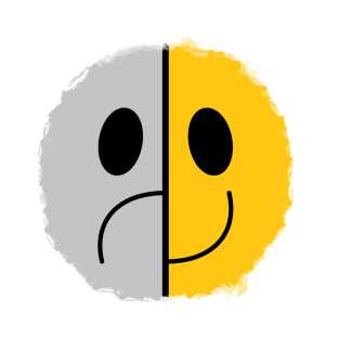 Happy sad face T-Shirt