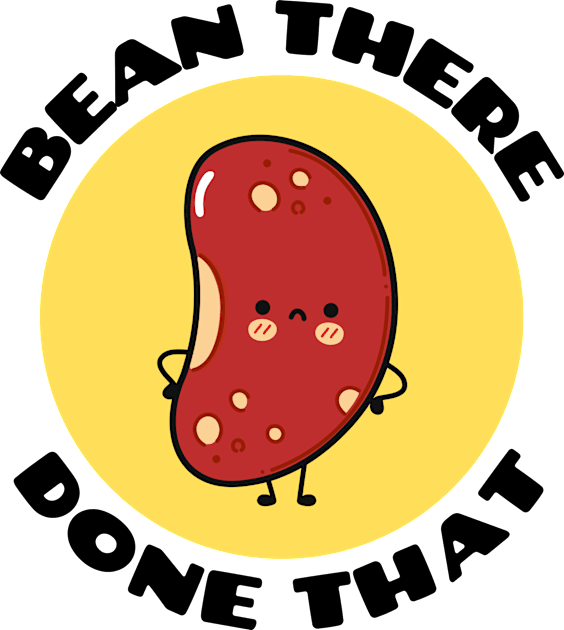 Bean There Done That | Cute Bean Pun Kids T-Shirt by Allthingspunny