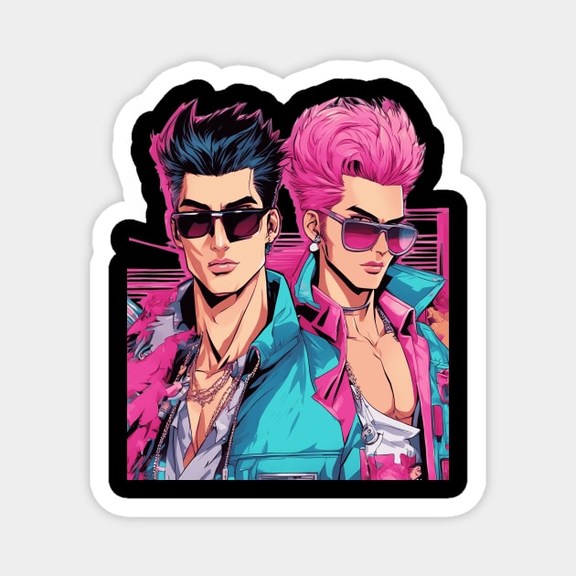 Anime Rockstar Magnet by animegirlnft