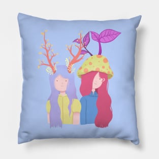 Plant girl Pillow