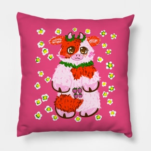 Strawberry Cow Pillow