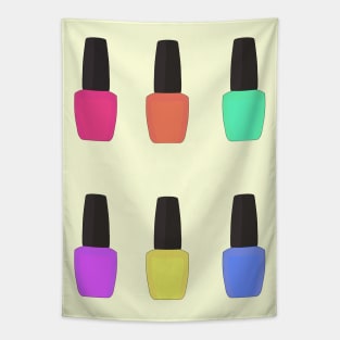 Nail Polish Bottle Pattern Tapestry