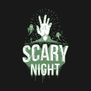 Halloween Zombie Hand Scary Night T-Shirt