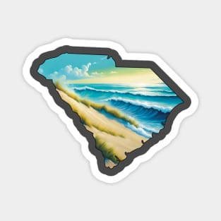 South Carolina beach Magnet