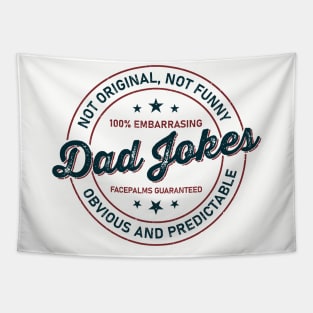 Vintage Dad Jokes Tapestry