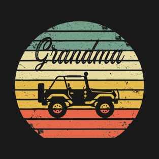 Jeep Grandma Vintage Jeep Retro Jeep Sunset Jeep Men/Women/Kid Jeep T-Shirt