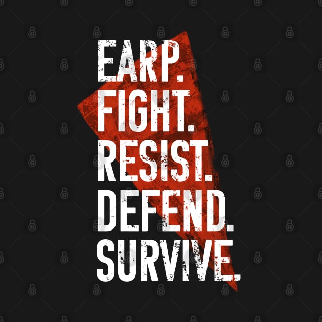 Earp Fight Resist Defend Survive - Wynonna Earp by Queerdelion