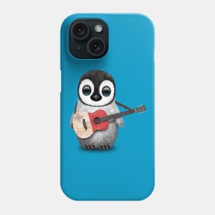 Baby Penguin Playing Maltese Flag Guitar Phone Case