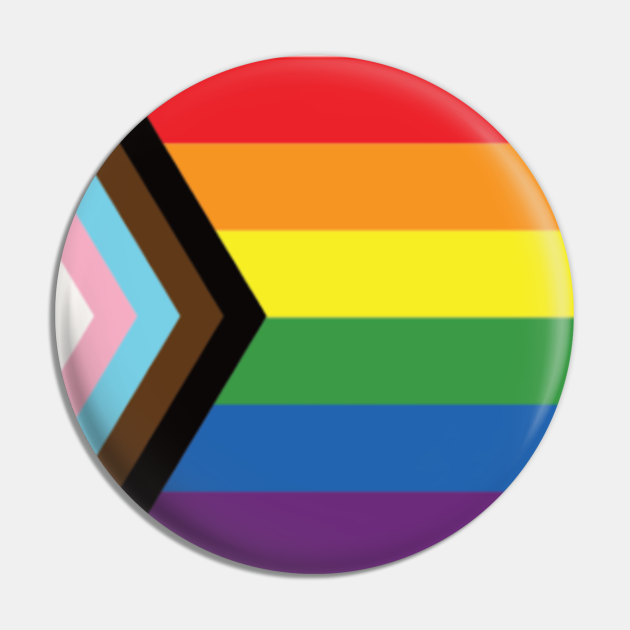LGBTQ+ Pride Flag - Lgbtq - Pin | TeePublic