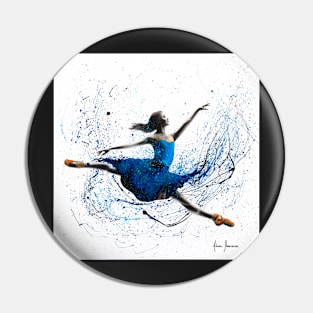 Blue Season Ballerina Pin