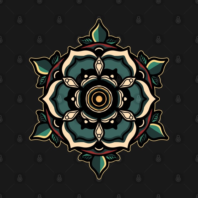 rose mandala by donipacoceng