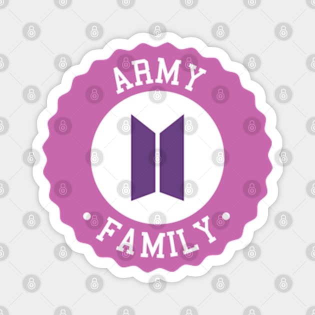 BTS army family Magnet by Oricca