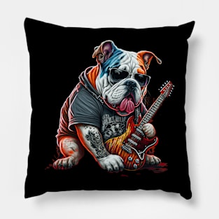 Bulldog Rocker Pillow